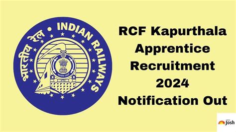 rail coach factory result - RCF Kapurthala Apprentice Result 2024 ; {out} Merit .
